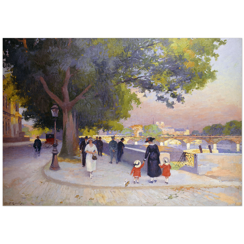 Jules Alphonse Ernest Renoux, Le Quai du Louvre 11003001422 - Bild 1 von 8