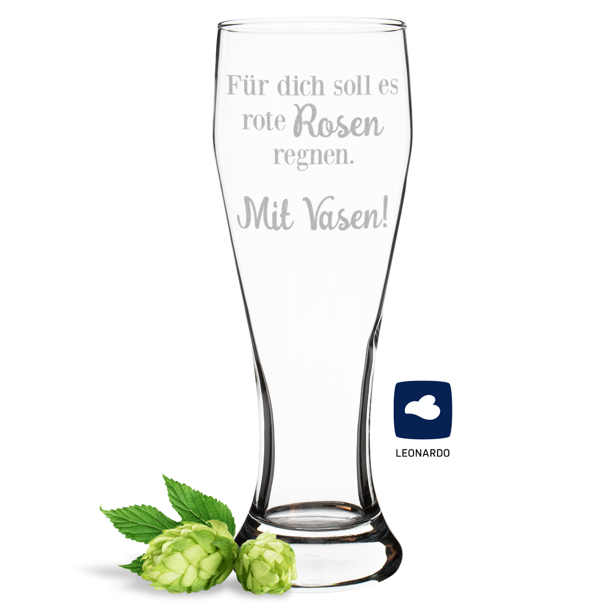 Für dich soll es rote Rosen regnen. Mit Vasen 16101003578