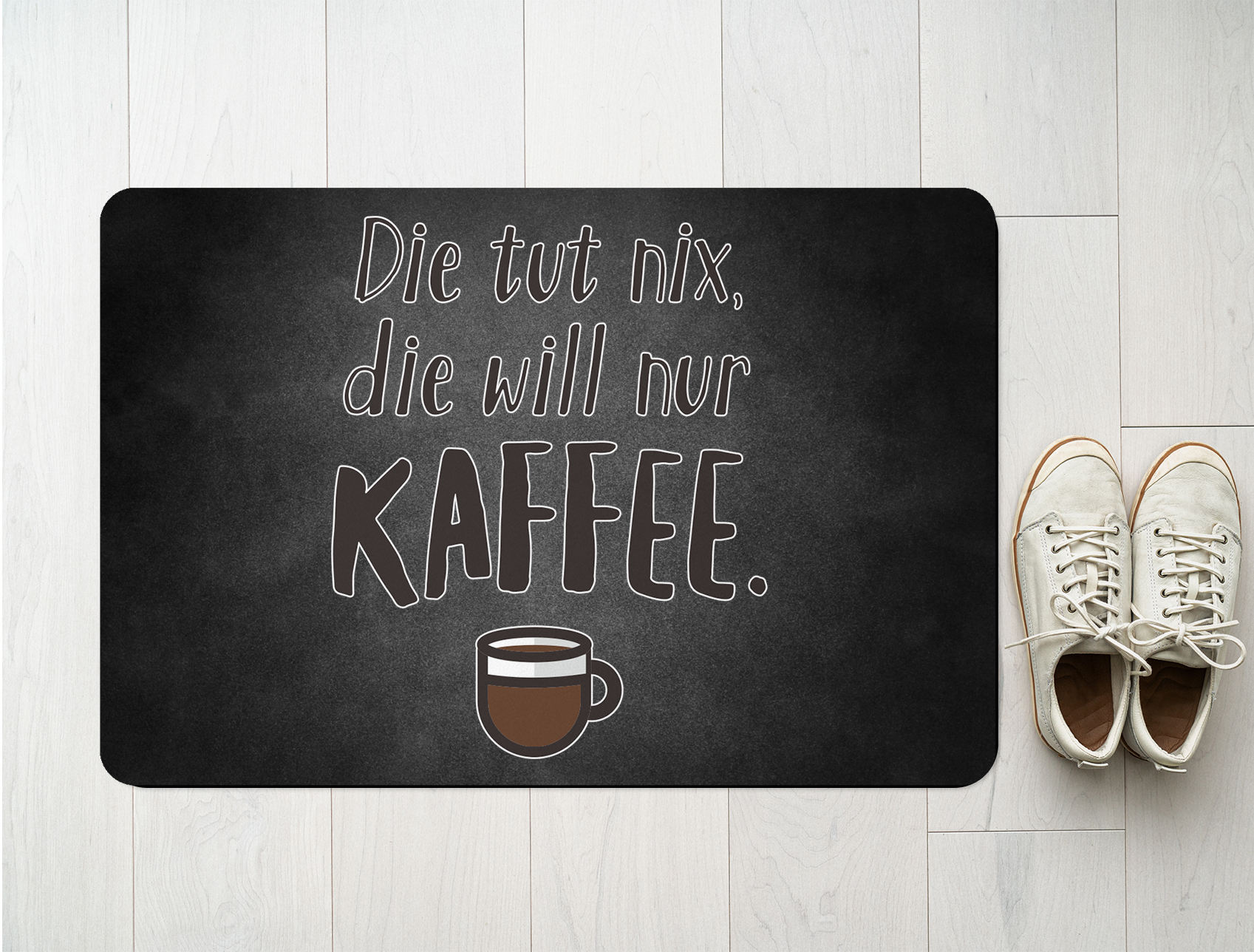 Die Tut Nix Die Will Nur Kaffee Sweatshirt - Lustiger Spruch Für Kaffeeliebhaber