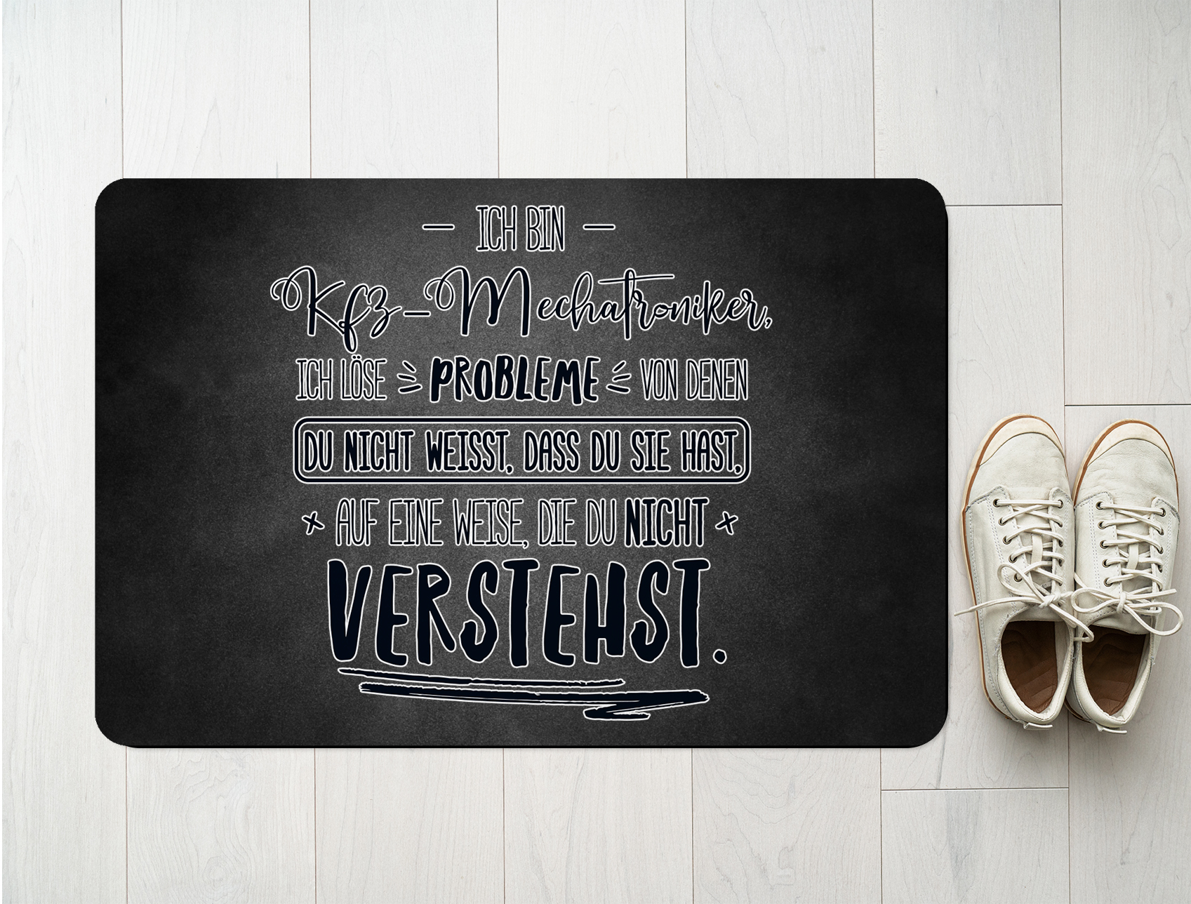 JUNIWORDS Mauspad 'Ich Bin Krankenschwester' – 23x19 Cm, Rutschfest, Made In Germany