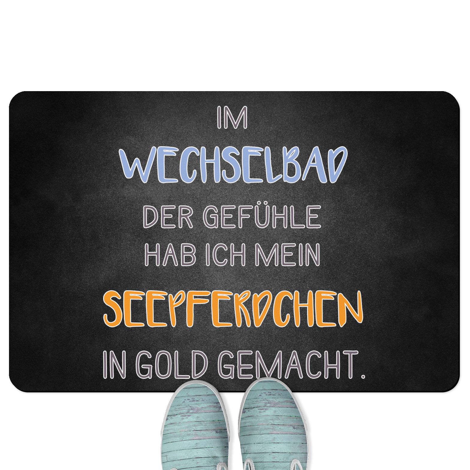 Im Wechselbad der Gefühle hab ich mein Seepferdchen in Gold gemacht 18001004846