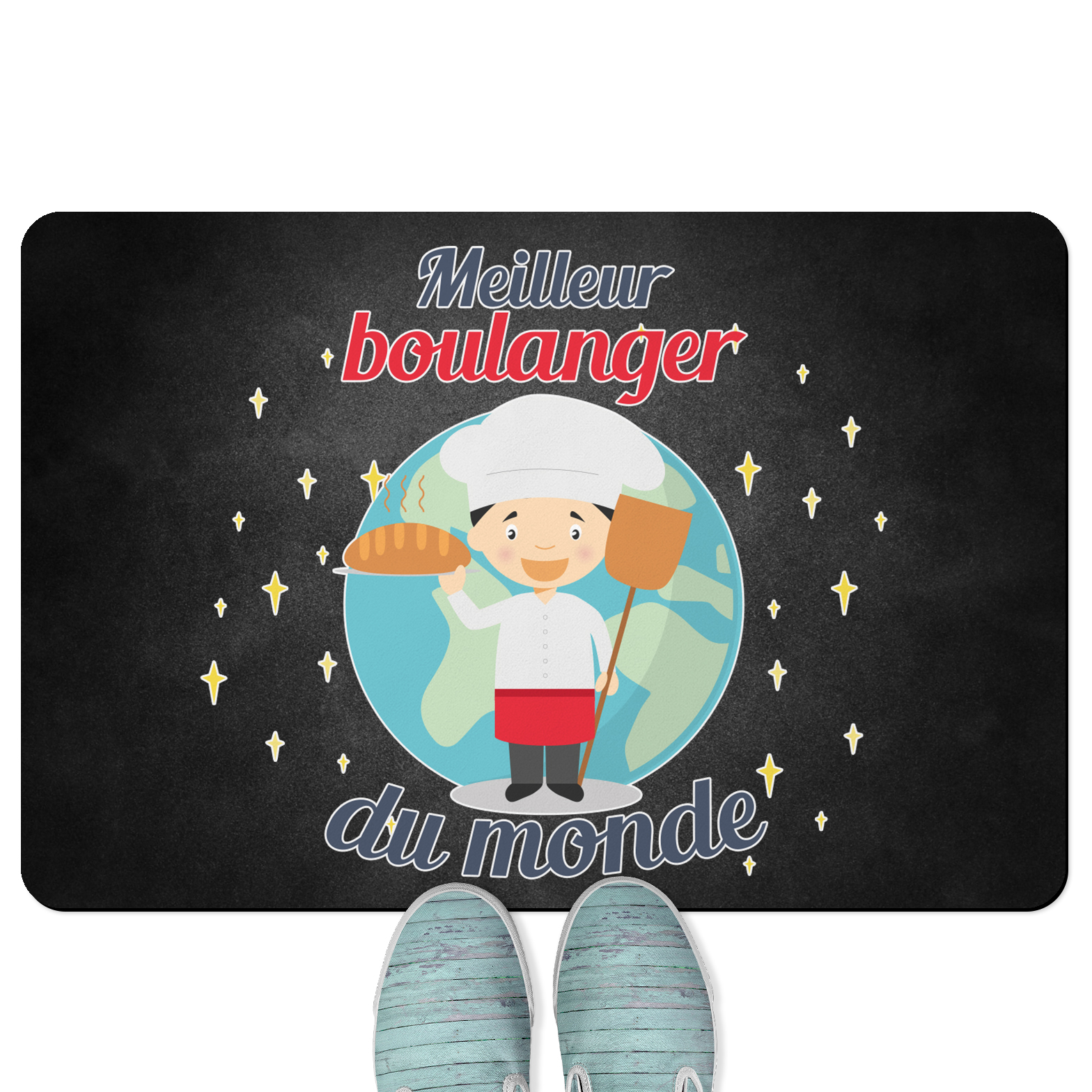 T-shirt Homme - Meilleur Boulanger au monde - 100% génial