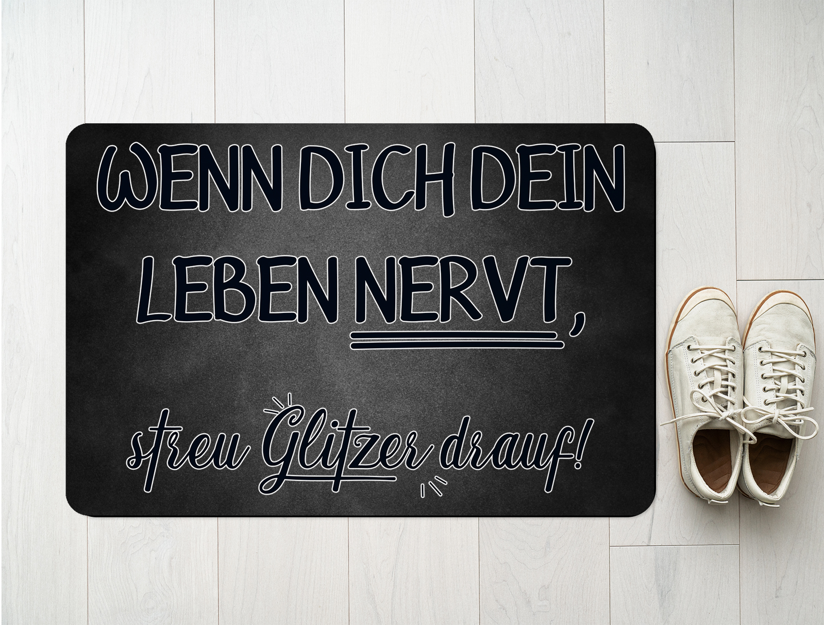 Wenn dich dein Leben nervt, streu Glitzer drauf! 18001008660 eBay