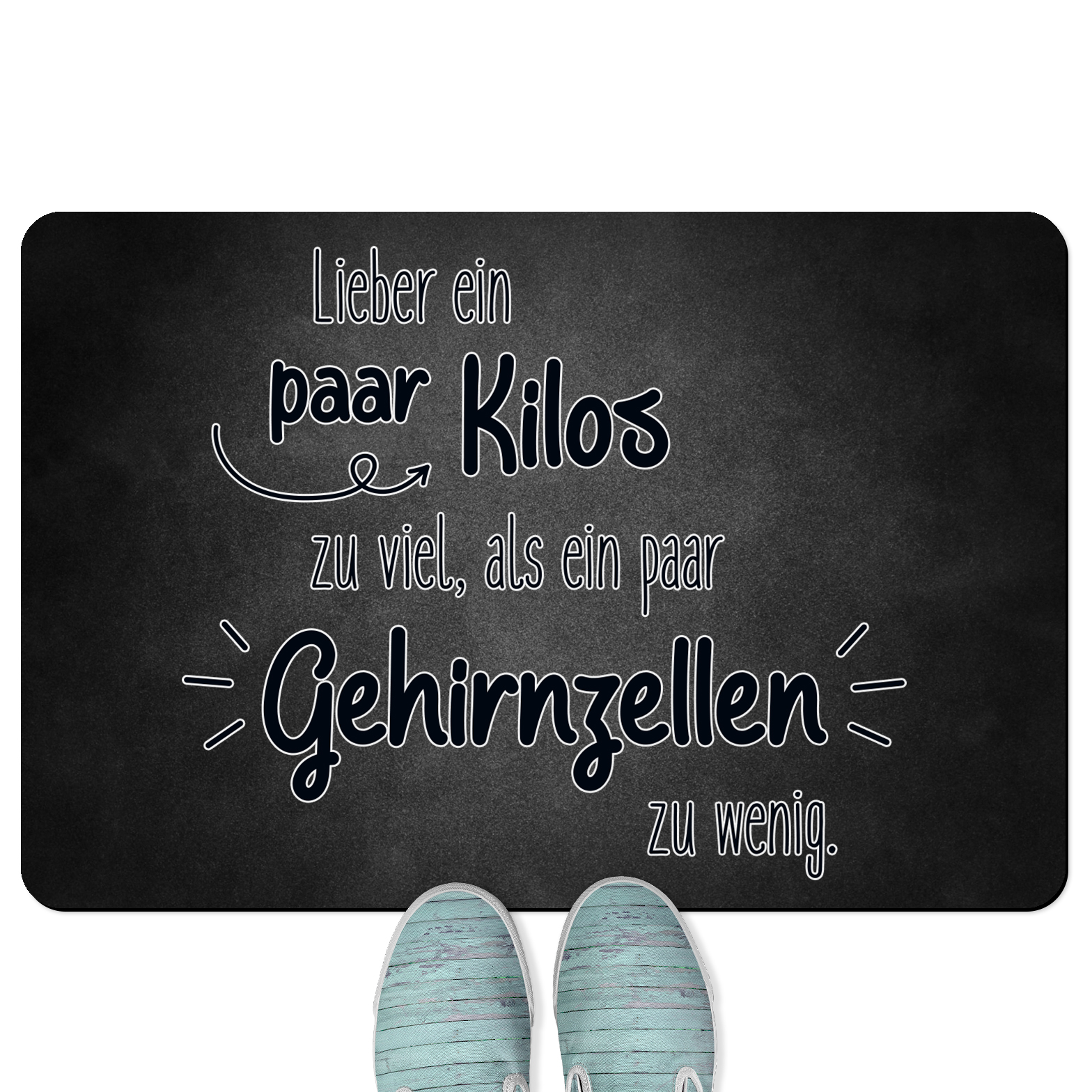Lieber ein paar Kilos zu viel als ein paar Gehirnzellen zu wenig