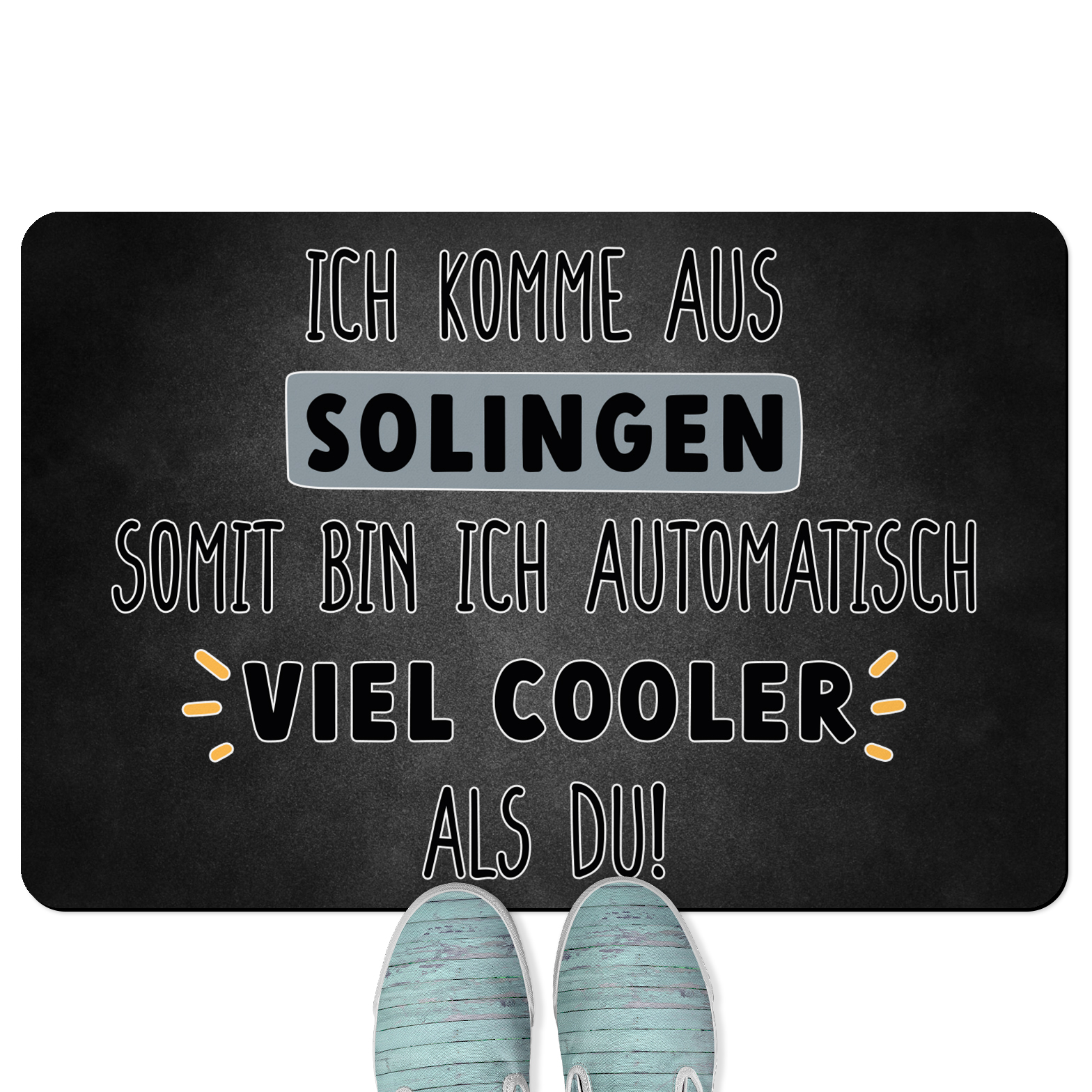 Fashionalarm Turnbeutel „Ich Komme Aus Solingen“ – Schwarz, 100% Baumwolle, Mit Spruch, Geschenk Für Solinger