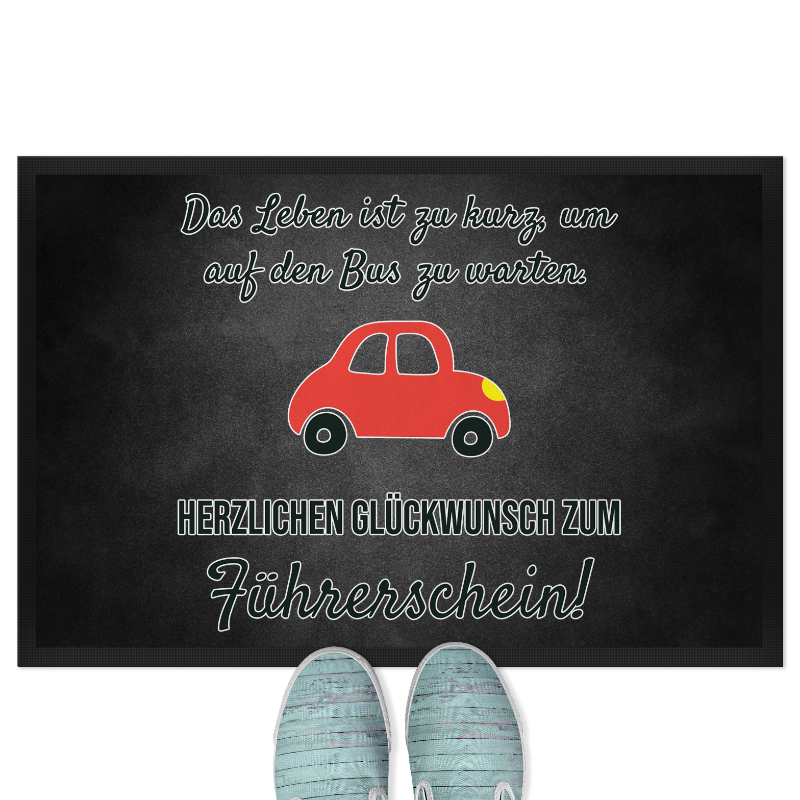 Das Leben ist zu kurz um auf Bus zu warten. Glückwunsch Führerschein 18001008179 - Bild 4 von 15
